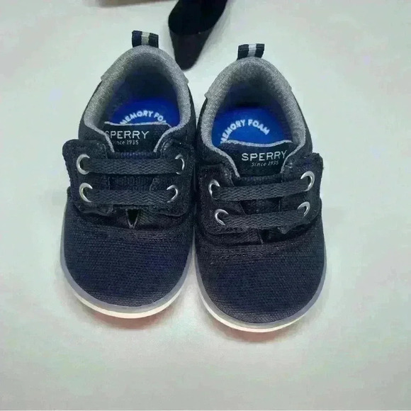 Sperry Unisex Baby Spinmaker Crib Jr Washable Sneaker - Picture 6 of 7